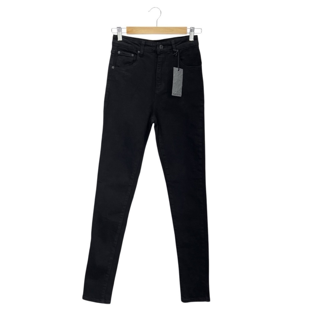 Denim Colab Hyams Skinny Jeans High Rise Black Size 8 Denim #3A17 New NWT